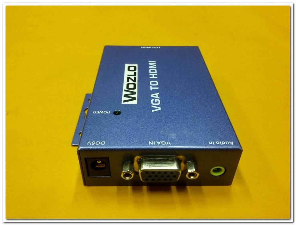 WOZLO VGA TO HDMI W1598  HDMI DÖNÜŞTÜRÜCÜ 