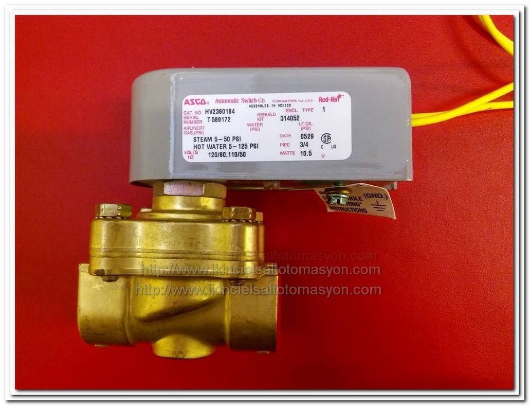 ASCO HV2360184 SOLENOİD VALVE SIFIR SELENOİD VALF