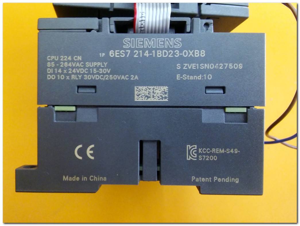 SIEMENS 6ES7 214-1BD23-0XB8 6ES7214-1BD23-0XB8 CPU 224 CN S7 200 PROGRAMLANABİLİR KOMPAKT ÜNİTE PLC