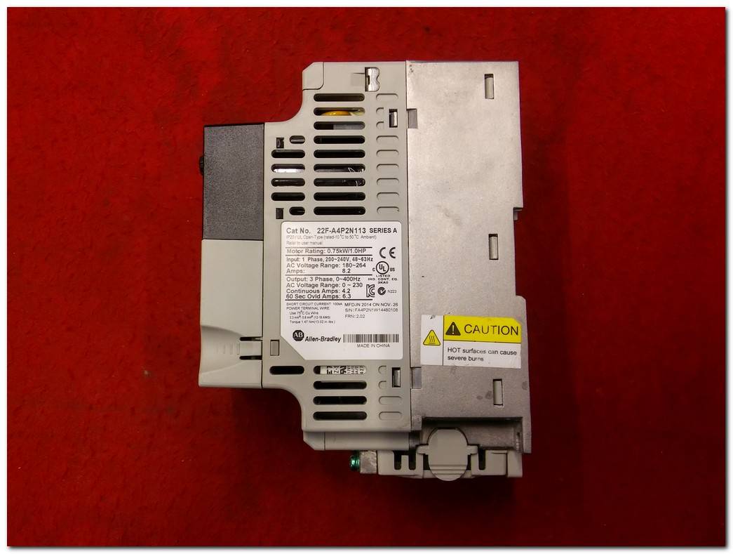 ALLEN-BRADLEY 22F-A4P2N113 SERIES A POWERFLEX 4M 0,75KW SÜRÜCÜ