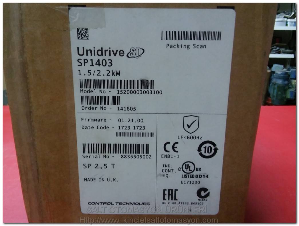 EMERSON SP1403 SP 1403 SP-1403 2.2 KW SÜRÜCÜ