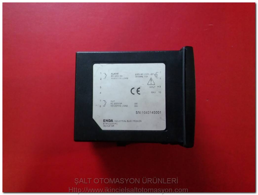 ENDA EI 7412 EI7412-230VAC 72X72 PROGRAMMABLE INDICATOR