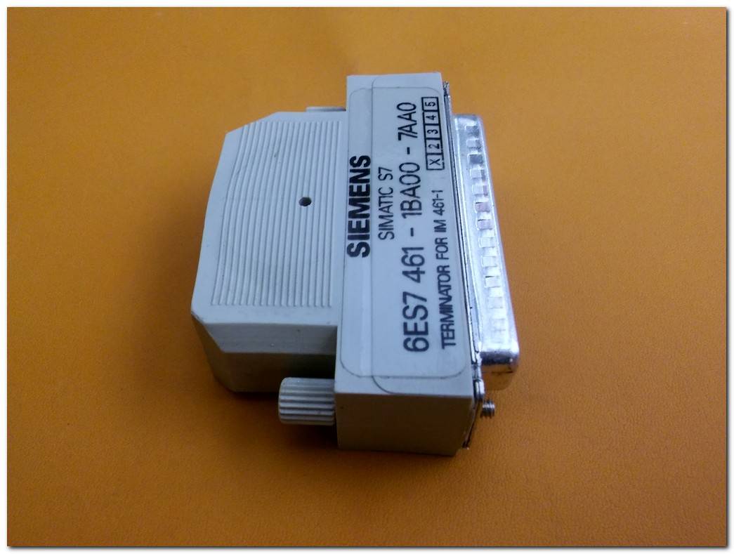 SIEMENS 6ES7 461-1BA00-7AA0 6ES7461-1BA00-7AA0 SIMATIC S7 TERMINATOR FOR IM 461-1 S7-400 CONNECTOR RECEIVER INTERFACE MOD