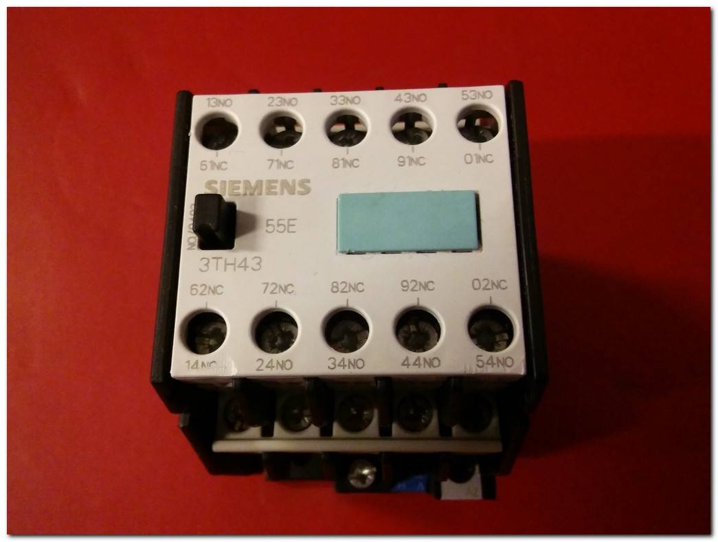 SIEMENS 3TH43 55E 3TH4355-0A 3TH43 YARDIMCI KONTAKTÖR