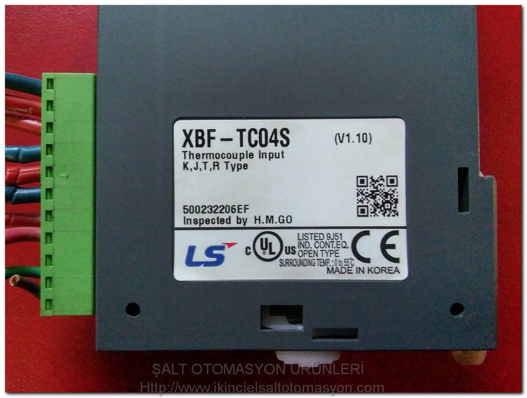 LS XBF-TC04S XGB SERİSİ INPUT MODULE ANALOG GİRİŞ MODÜLÜ