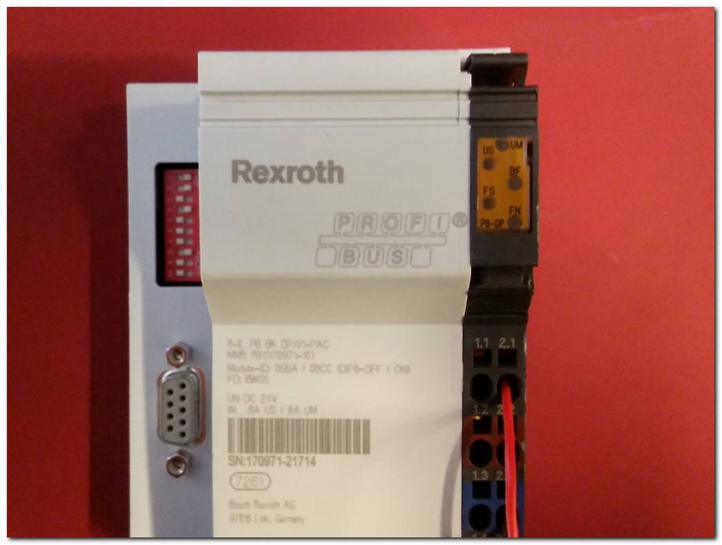 REXROTH R-IL PB BK DP-V1-PAC DP V1 PAC BOSCH PROFI BUS MODÜL