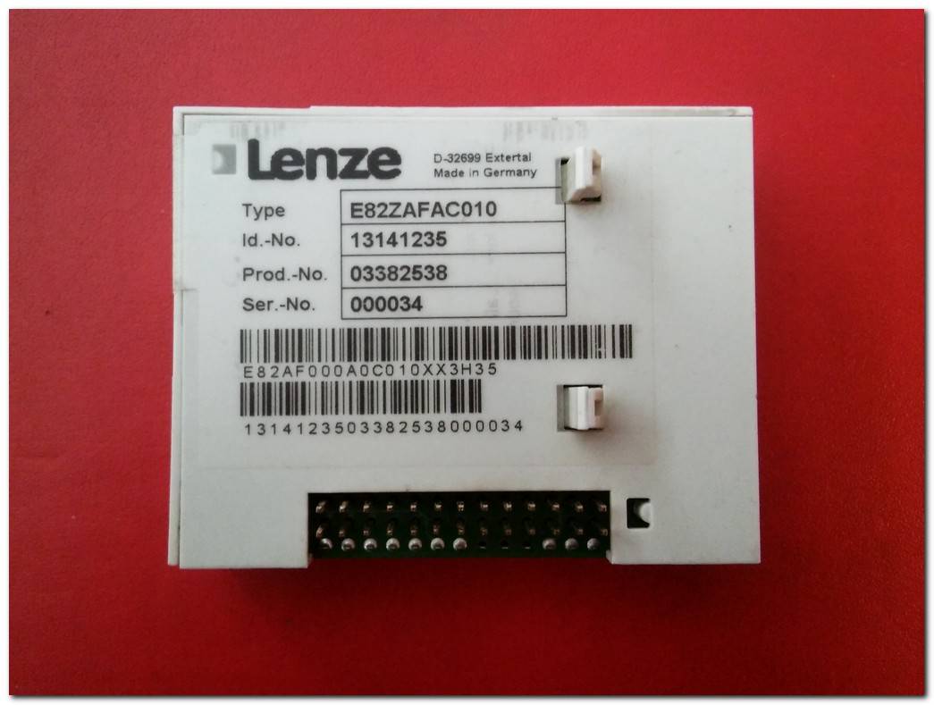 LENZE E82ZAFAC010 INPUT OUTPUT MODULE INVERTER SERIES 8200 VECTOR SÜRÜCÜ MODÜLÜ