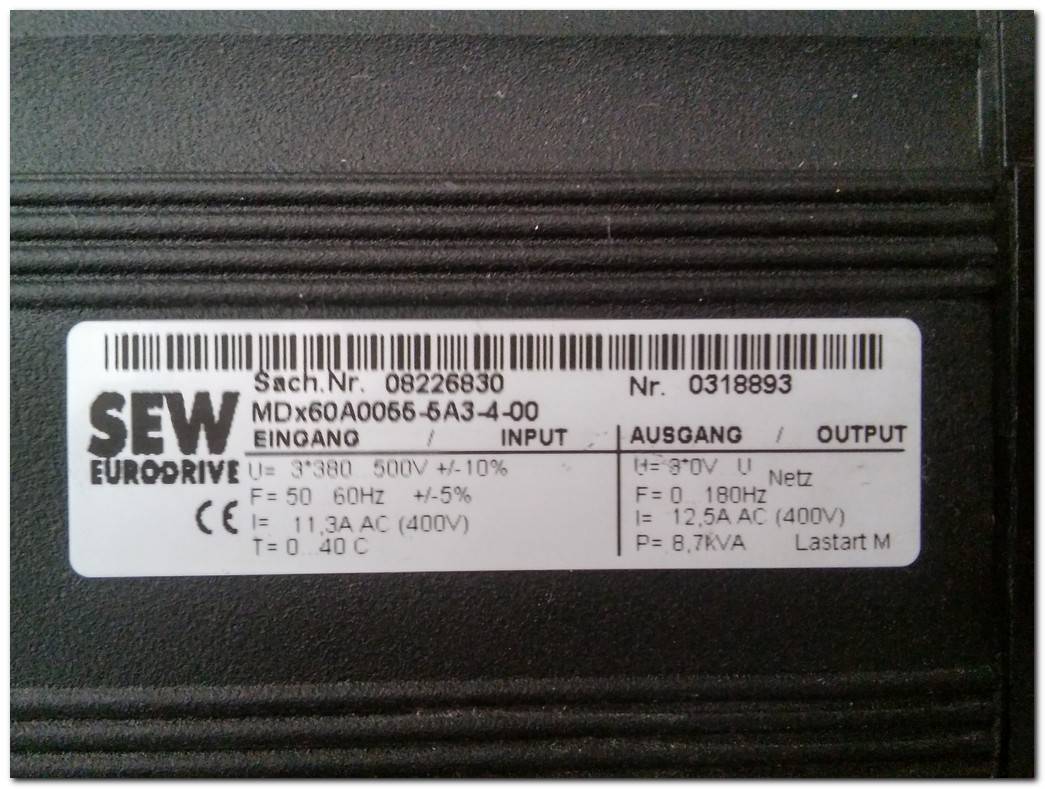 MDV60A0055-5A3-4-0T DFP 11A SEW