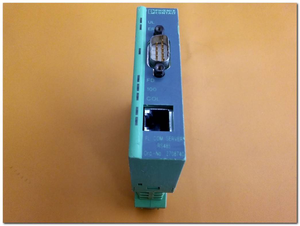 PHOENIX CONTACT 2708740 FL COM SERVER INPUT OUTPUT MODULE PLC ETHERNET MODÜLÜ