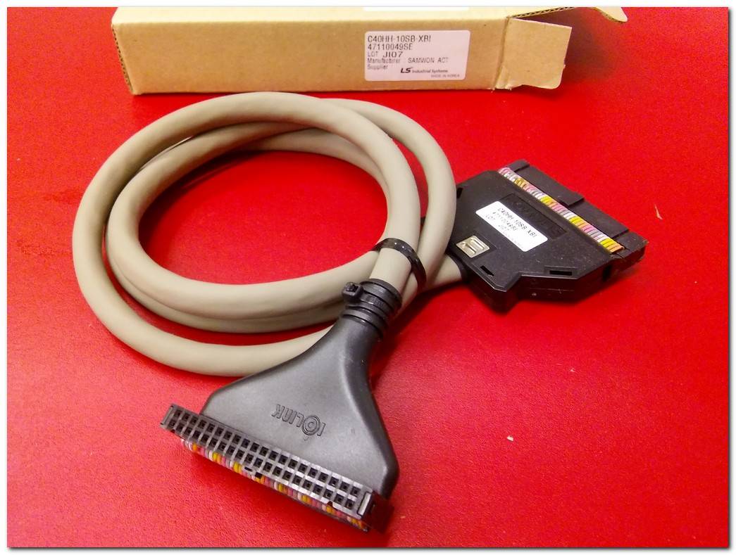 LS C40HH-10SB-XBI 47110049SE SIFIR KUTULU PLC HABERLEŞME KABLOSU TERMİNAL KABLOSU