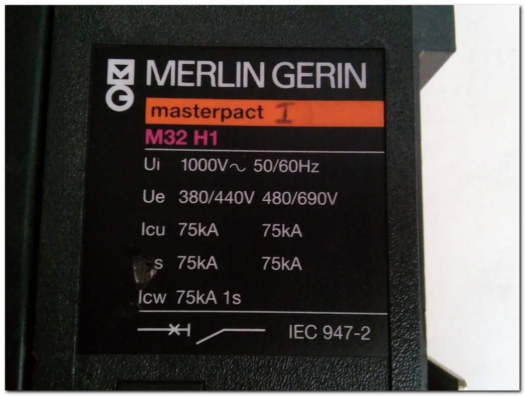 MERLİN GERİN M32 H1 3200A MOTORLU MASTERPACT IEC 947-2 STR 28 D M32H1