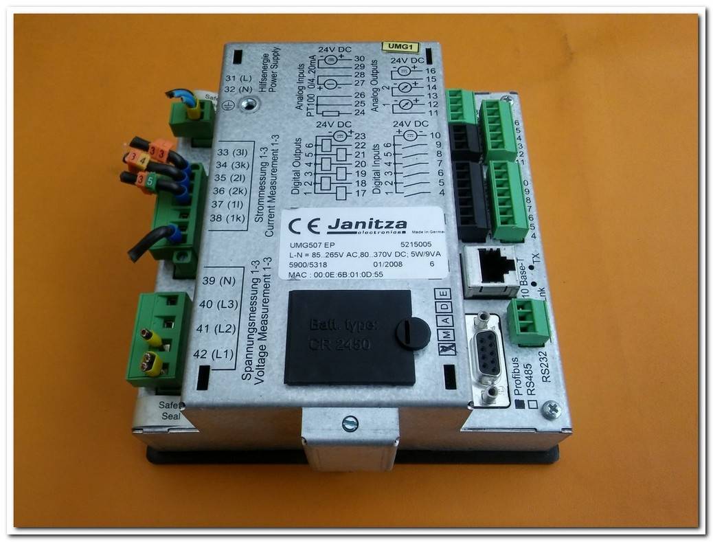 JANİTZA UMG 507 SIEMENS UMG507 EP UMG507 L UMG 507 L UMG507L UNİVERSAL MEASURİNG DEVİCE EVRENSEL ÖLÇÜM CİHAZI