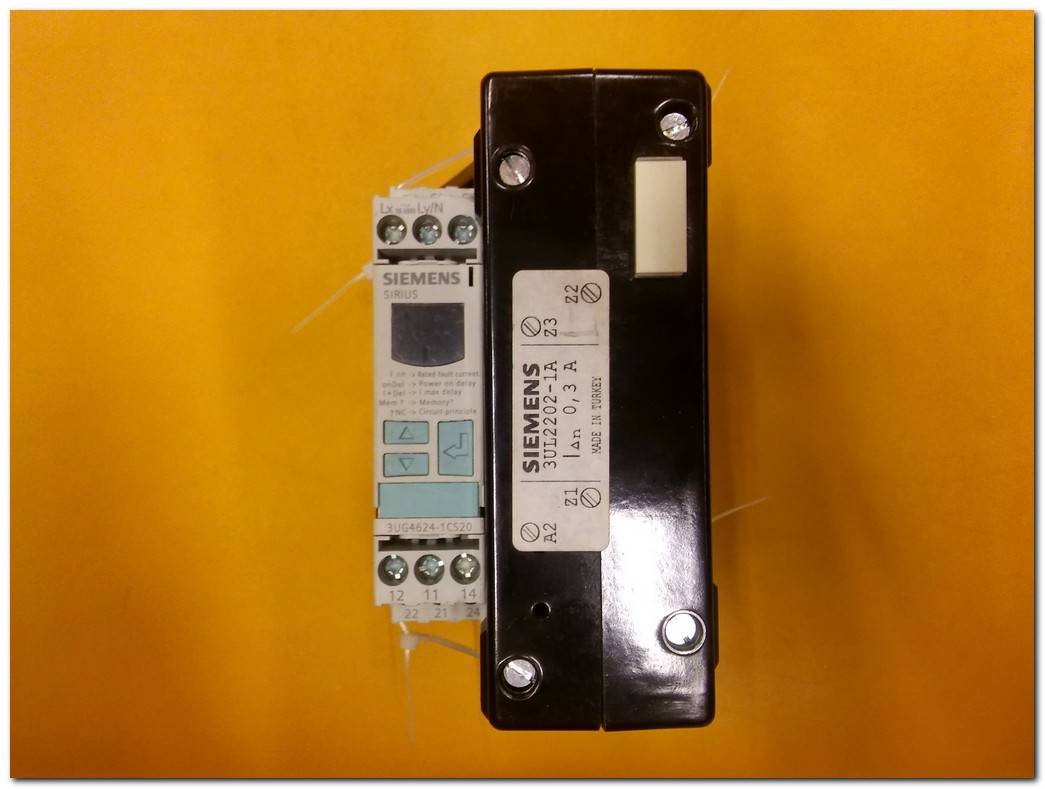 SIEMENS 3UG4624-1CS20 SIRIUS KAÇAK AKIM KOMBİNASYONU ALGILAMA RÖLESİ