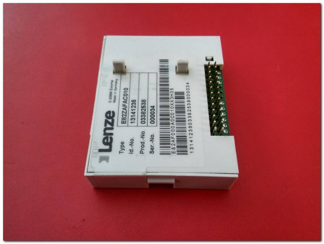 LENZE E82ZAFAC010 INPUT OUTPUT MODULE INVERTER SERIES 8200 VECTOR SÜRÜCÜ MODÜLÜ