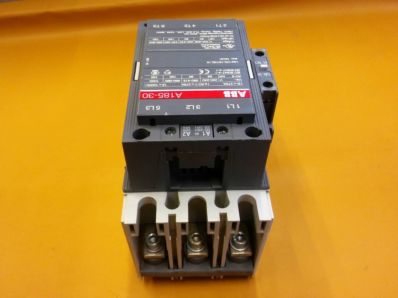 ABB A185-30 275A 220 KONTAK BOBİNLİ 1SFL491001RXX11 KONTAKTÖR