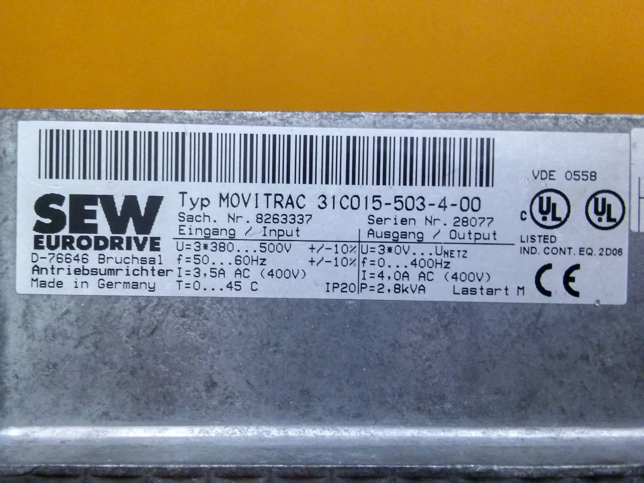 31C015-503-4-00 SEW