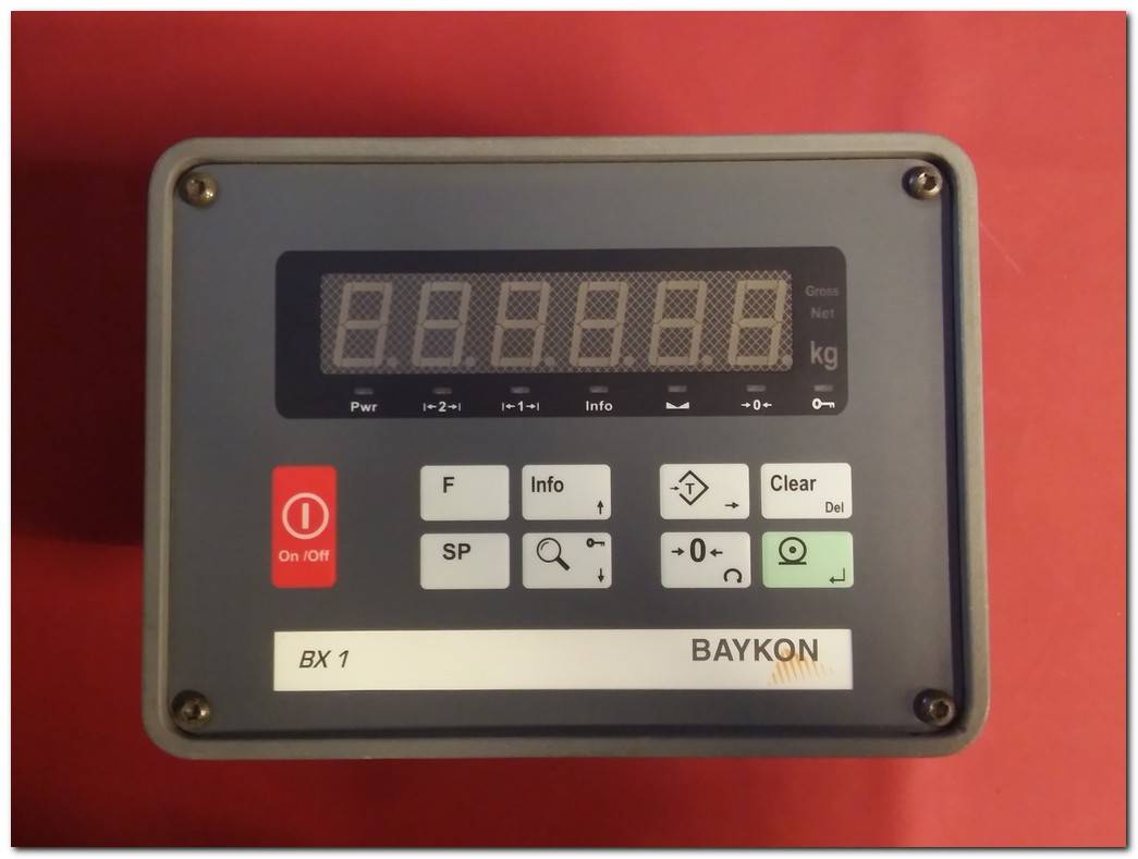 BAYKON BX 1 BX1 BX-1 TERAZİ KANTAR GÖSTERGESİ