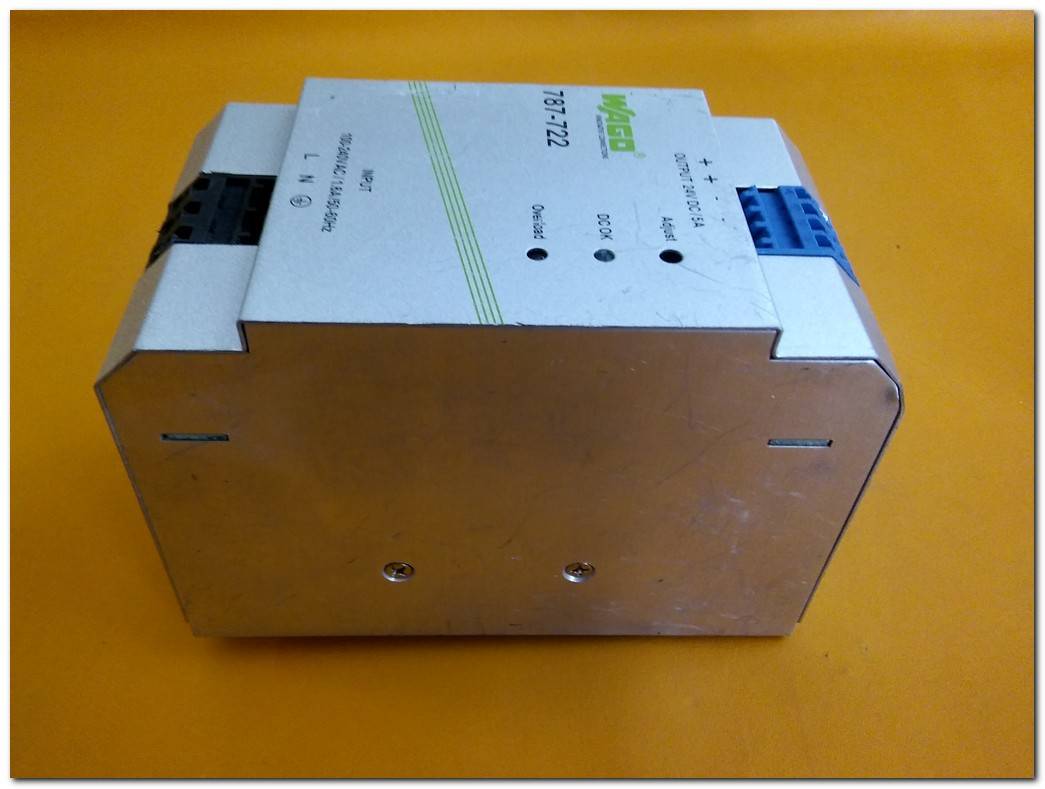 WAGO 787-722 SWİTCHED MODE POWER SUPPLY 24VDC 5A GÜÇ KAYNAĞI