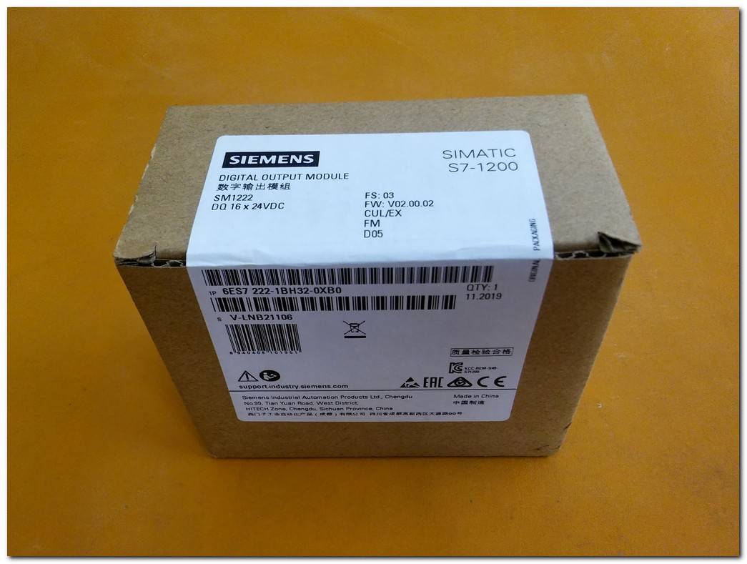 SIEMENS 6ES7 222-1BH32-0XB0 SIMATIC S7-1200 DIGITAL OUTPUT MODULE