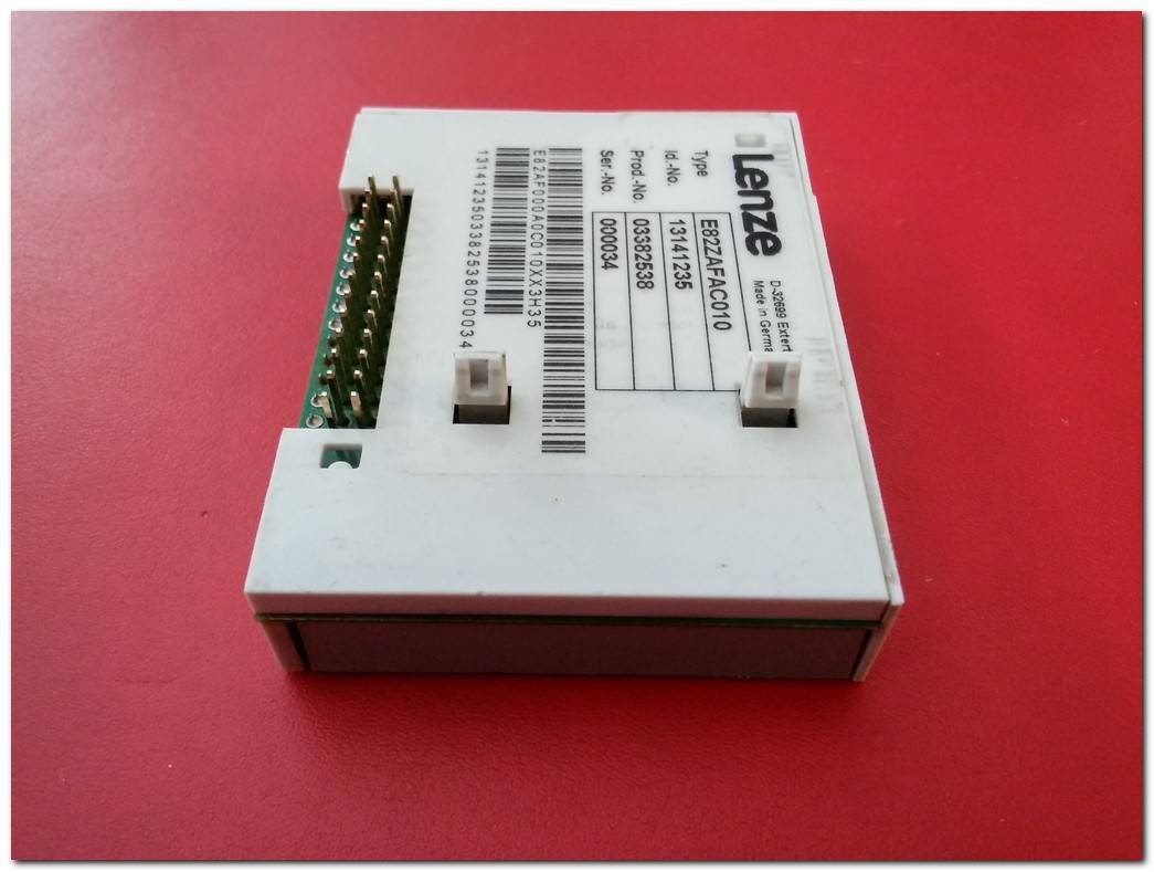 LENZE E82ZAFAC010 INPUT OUTPUT MODULE INVERTER SERIES 8200 VECTOR SÜRÜCÜ MODÜLÜ