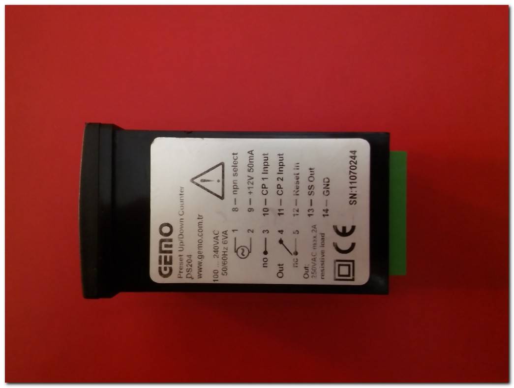 GEMO DS204 TEMPERATURE CONTROLLER ISI KONTROL CİHAZI