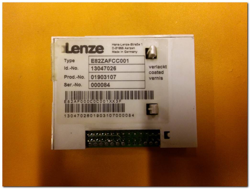 LENZE E82ZAFCC001 E82ZAFCC CANBUS MODULE 8200 VECTOR INVERTER SERİES MODÜL