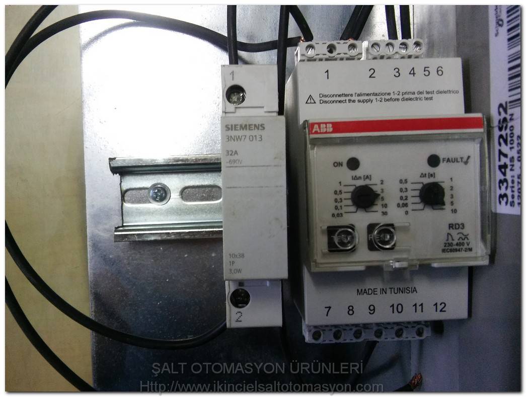SIEMENS 3NW7 013 FUSE HOLDER SİGORTA TUTUCU