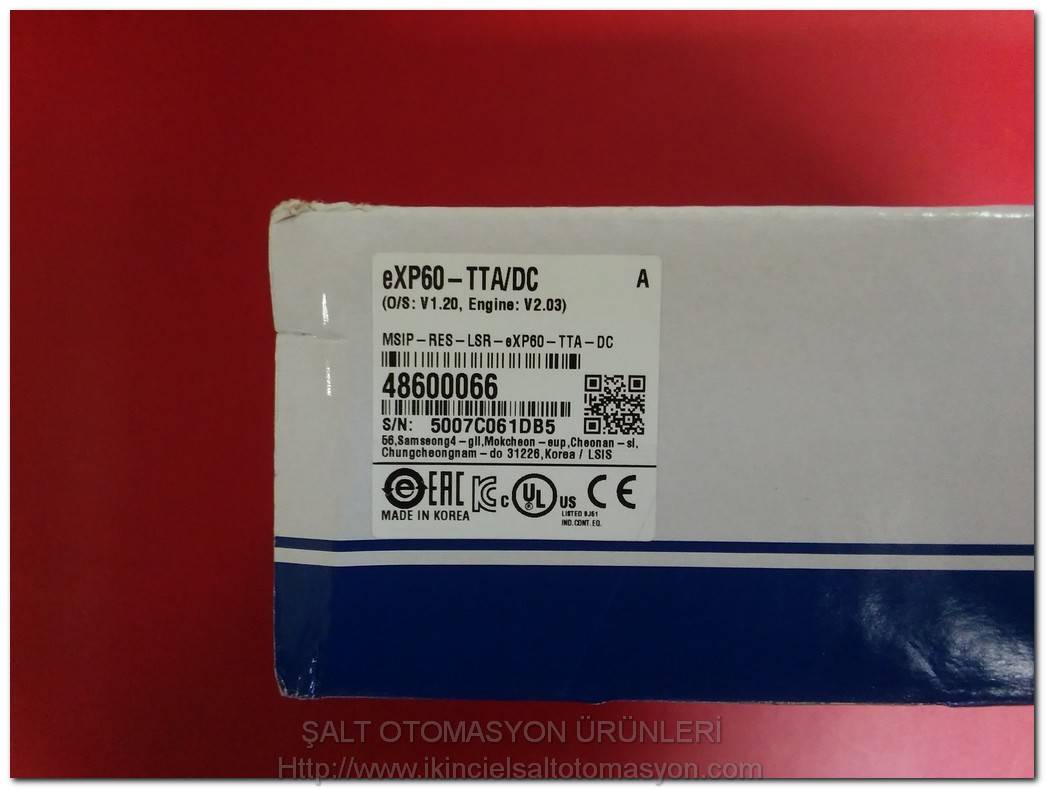 LS eXP60-TTA/DC ETHERNET TOUCH PANEL SIFIR KUTULU DOKUNMATİK OPERATÖR PANEL EXP60-TTA/DC