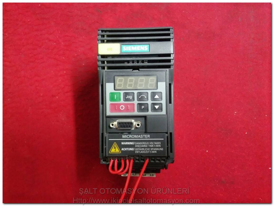 SIEMENS 6SE9211-5BA40 MICROMASTER 0,25KW INVERTER 0.25 KW DRIVER