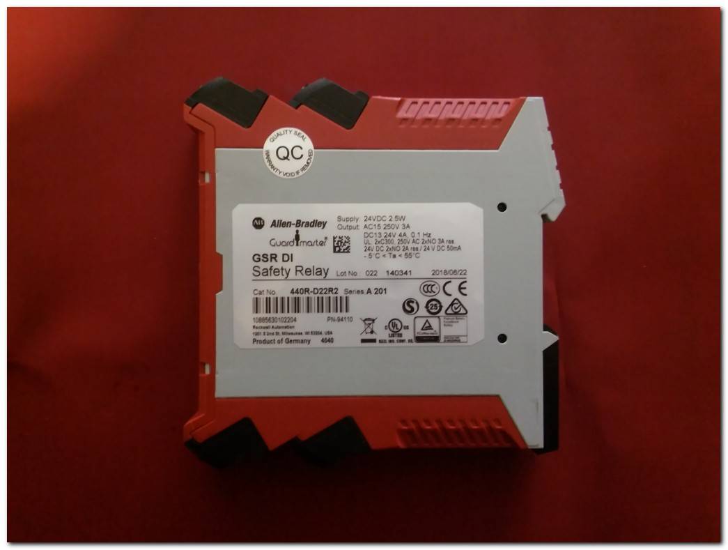 ALLEN-BRADLEY 440R-D22R2 440R D22R2 440RD22R2 GSR DI GSR Dİ 440R-D22R2 SAFETY RELAY EMNİYET RÖLESİ