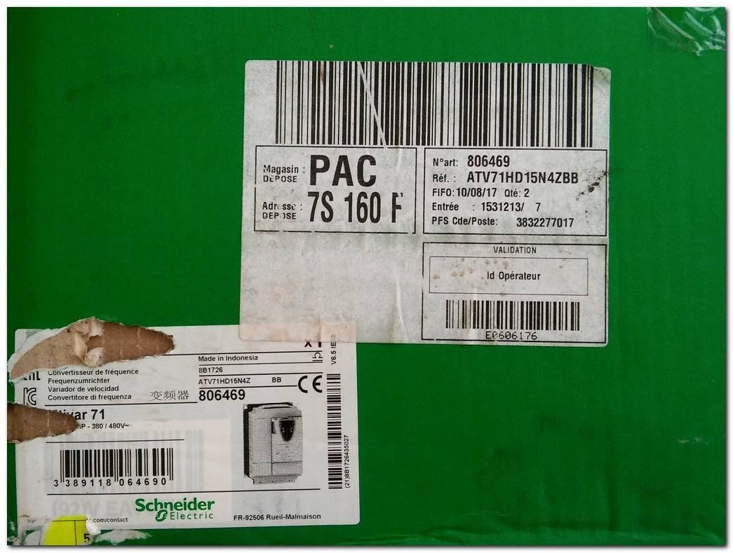 SCHNEİDER ATV71HD15N4Z ATV71HD15N4 15 KW ATV71 KONTROL KARTI
