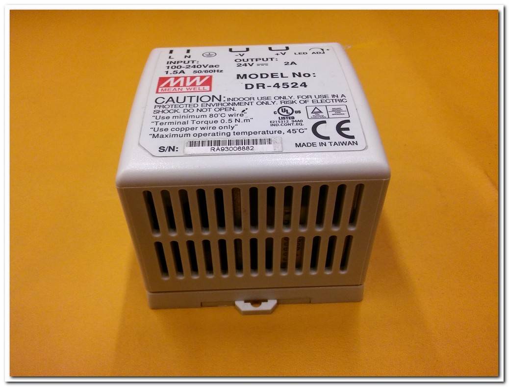 MEAN WELL DR-4524 POWER SUPPLY 24V 2A GÜÇ KAYNAĞI
