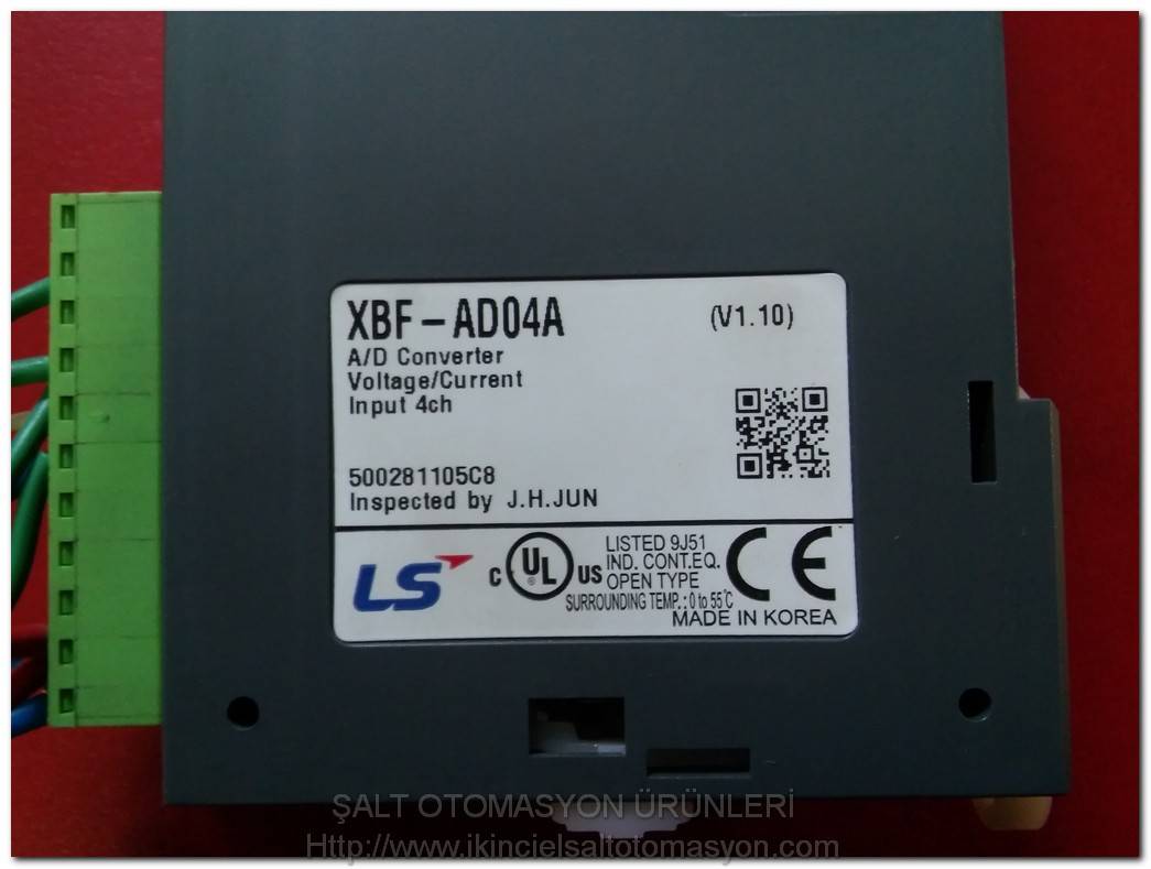 LS XBF-AD04A XGB SERİSİ INPUT MODULE ANALOG GİRİŞ MODÜLÜ