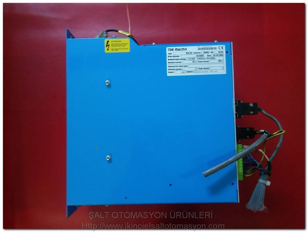 TDE MACNO DSC 50 DSC50 100A SERVO SÜRÜCÜ INVERTER