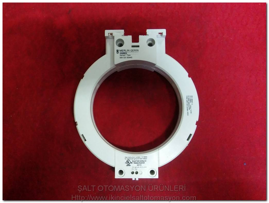MERLİN GERİN MA120 50440 VIGIREX RH10M SENSOR-TORE 120MM TOROID AKIM TRAFOSU VE KAÇAK AKIM KORUMA RÖLESİ TAKIMI
