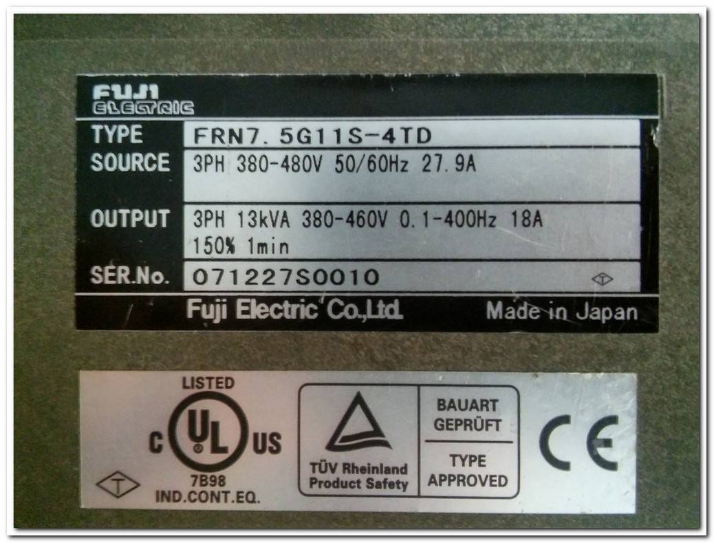 FRN7.5G11S-4TD FUJİ
