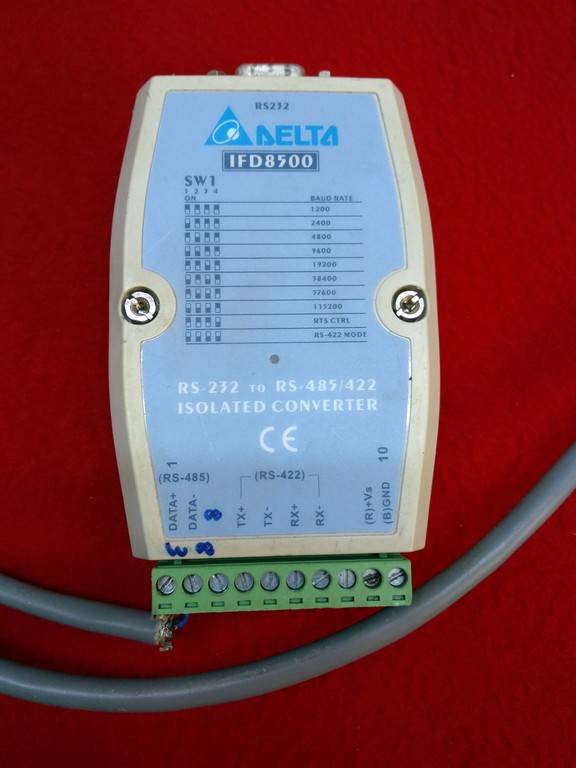 DELTA IFD8500 ISOLATED CONVERTER RS-232 RS-485-422 DÖNÜŞTÜRÜCÜ