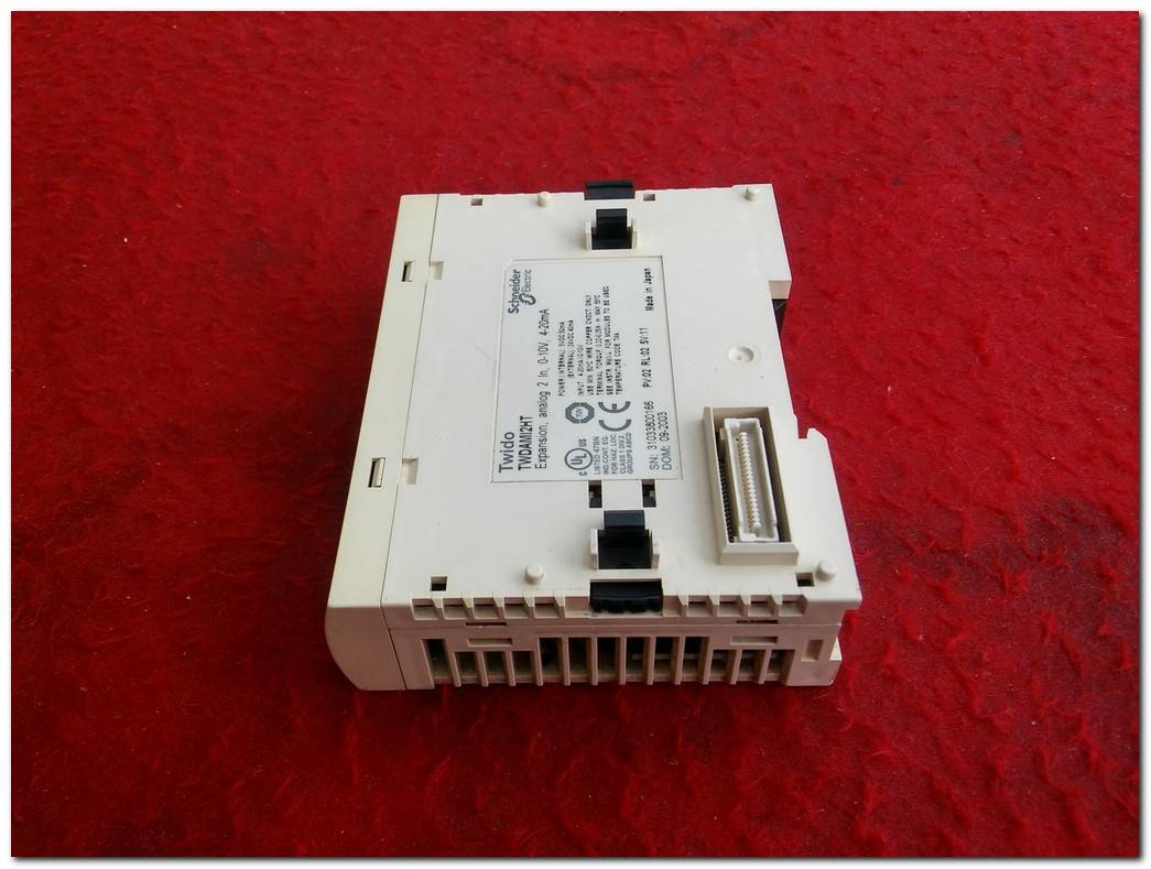SCHNEİDER TWDAMI2HT TWİDO TWDAM12HT ANALOG INPUT MODULE GİRİŞ MODÜLÜ