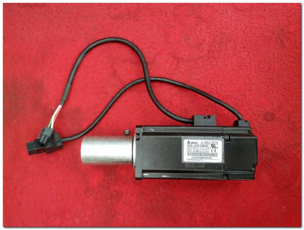 DELTA ECMA-C30604GS 0,4KW AC SERVO MOTOR ECMAC30604GS 0,4 KW SERVO MOTOR