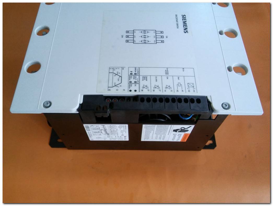 SIEMENS 3RW3467-0DC44 132KW SOFT STARTER SIKOSTART 3RW34 3RW3467-ODC44 132 KW YUMUŞAK YOL VERME