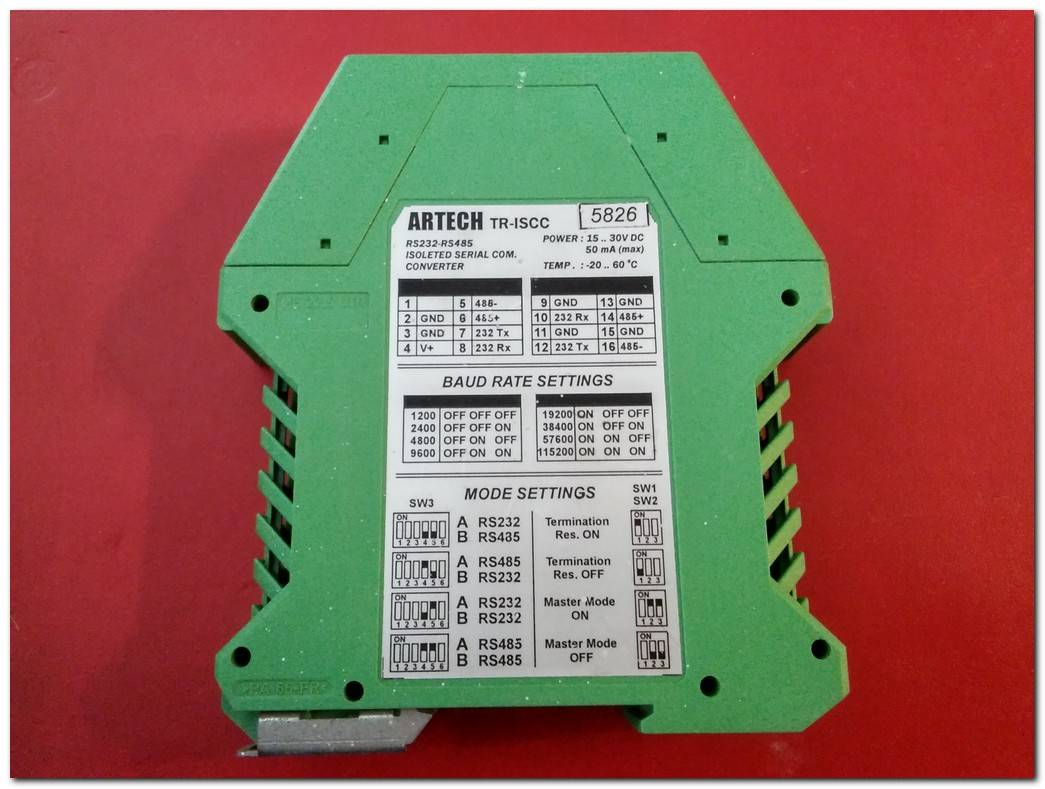 ARTEC TR-ISCC RS232-RS485 ISOLETED SERIAL COM. CONVERTER