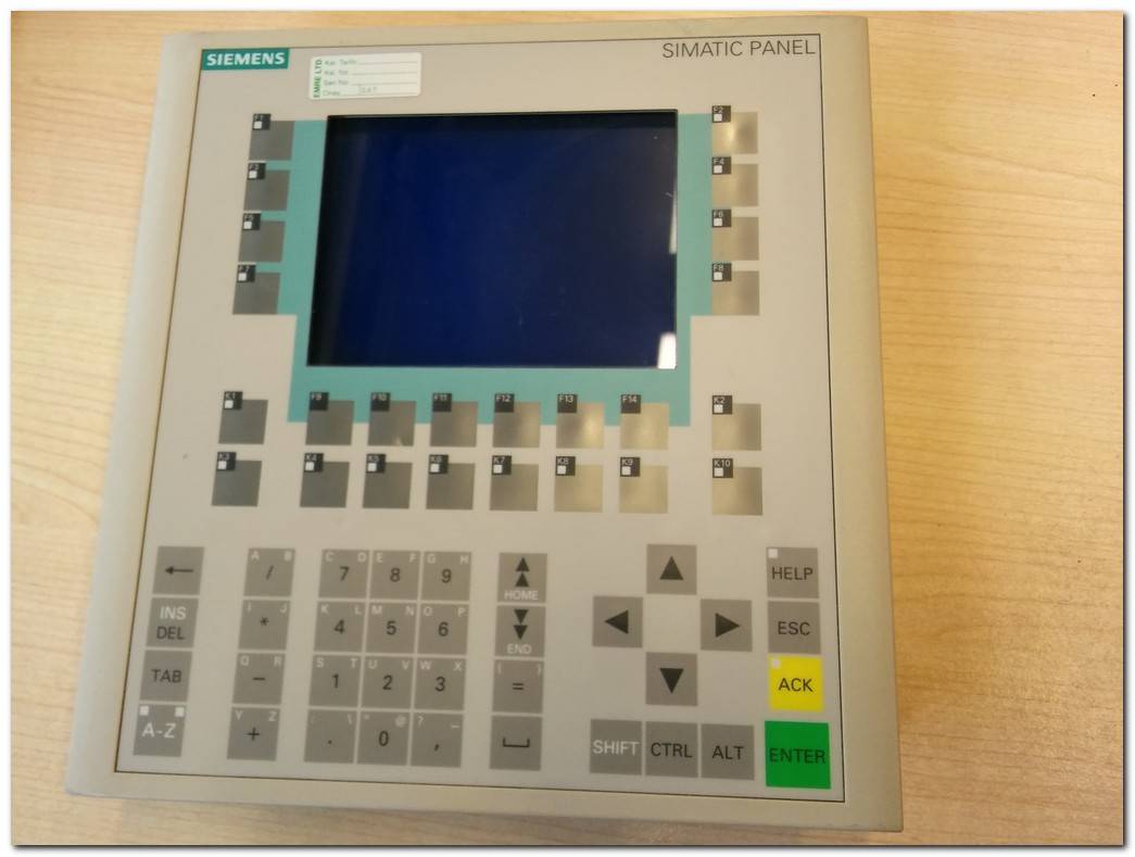 SIEMENS 6AV6 542-0BB15-2AX0 6AV6542-0BB15-2AX0 SIMATIC PANEL OP17 OP170B MONO OPERATÖR PANEL