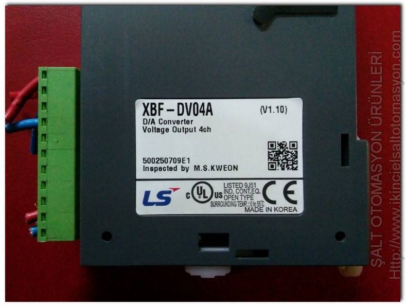 LS XBF-DV04A XGB SERİSİ OUTPUT MODULE ANALOG ÇIKIŞ MODÜLÜ