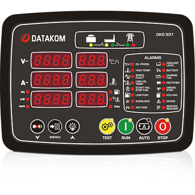 TEKSAN GENERATOR TJ 507 DKG-507 AMF UNIT JENERATÖR KONTROL PANELİ DATAKOM