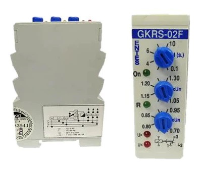 ENTES GKRS-02F GKRC-02F FAZ SIRASI GERİLİM KORUMA RÖLESİ