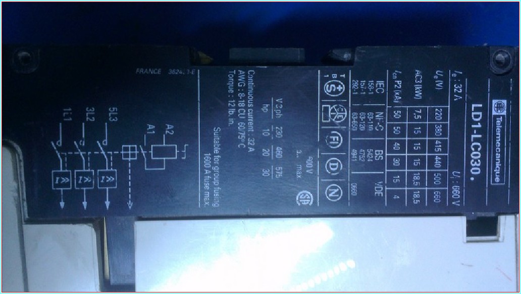 TELEMECANİQUE LD1-LC030 60-120A MOTOR KORUMA