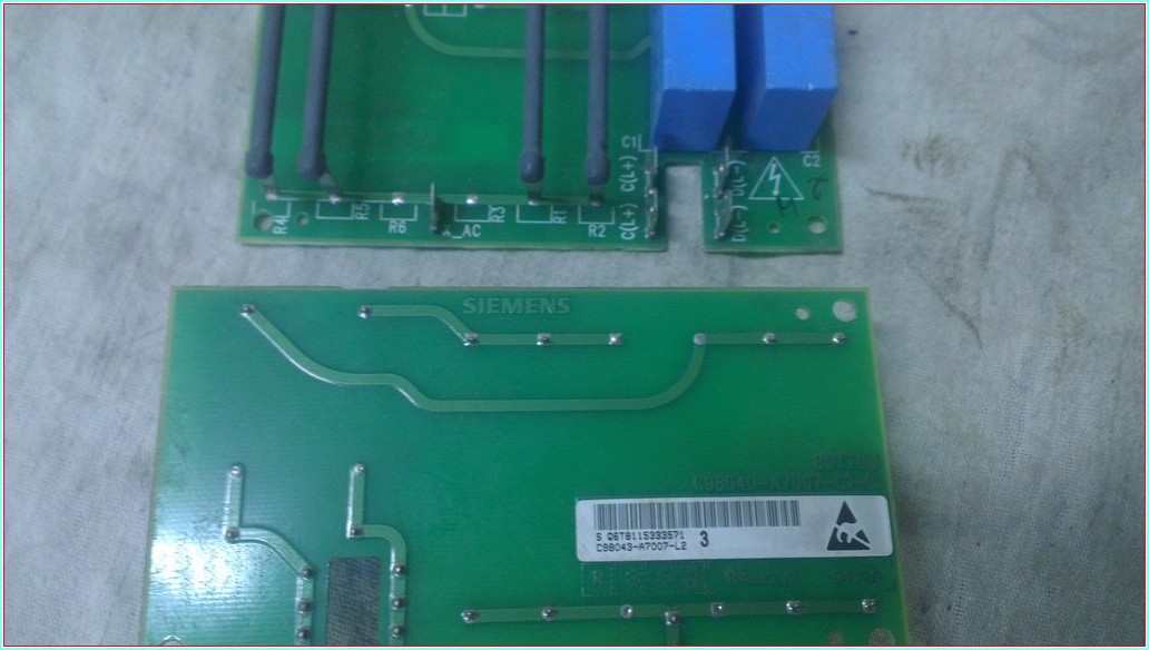 SIEMENS C98043-A7007-L2 3 SIFIR HAREKET KONTROL KARTI