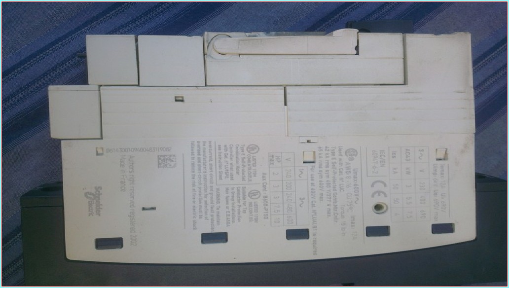 TELEMECANİQUE LUB12 TESYS LUCA 12FU 156A MOTOR KORUMA
