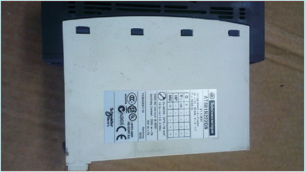SCHNEİDER ATS01N222QN 11KW ATS01 11KW SOFTSTARTER