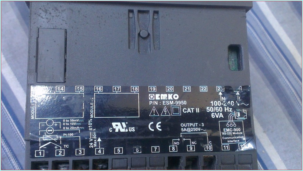EMKO ESM-9950 PROCESS CONTROLLER ISI NEM AĞIRLIK BASINÇ KONTROL CİHAZI